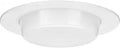 Progress Lighting P806005-028 6" Recessed Drop Lensed Shower Trim with Frosted Glass Diffuser Satin White for 6 in. Housing (P806N Series)