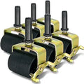 Bed Casters,Locking Swivel Bed Frame Wheels Roller,for Bed Replacement Part