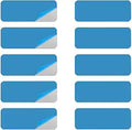 Under Cabinet Metal Plates with Strong Adhesive Backing for Magnetic Mounting of Wireless Motion Sensor Lights, 10 Rechargeable LED Under-Counter Lighting, Stickers for Kitchen Garage Wardrobe