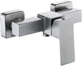 SUS 304 Stainless Steel Bathroom Shower Mixer Wall Mounted Showering Faucet Hot and Cold Water Control Valve Switch Tap