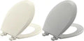 Bemis 500EC Toilet Seats (2 Pack) - Round, Biscuit & Ice Grey