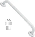 16 Inch Anti Slip Shower Grab Bar Oil Rubbed White, Munzong Bath Safety Bar