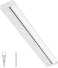 GETINLIGHT 16-Inch Plug-in Swivel LED Under Cabinet Light, 2-CCT, White