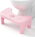 Pink Toilet Poop Stool Squat Adult, 6.7 Inch Squatting Potty for Adults