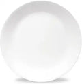 Corelle Vitrelle 6-Piece Salad Plates Set Triple Layer Glass and Chip Resistant, 8-1/2-Inch Lightweight Round Plates, Winter Frost White
