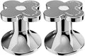 Mikikit 2pcs Toilet Button Pusher Flower Shape Flush Button for Toilet Water Tank Easy Installation Bathroom Accessory