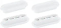uxcell 4Pcs Toilet Seat Buffer, Anti-Slip Plastic Toilet Seat Bumper, Universal Buffer Toilet Lid Rubber Bumpers for Home Hotel, White