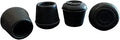 Shepherd Hardware 9125 5/8-Inch Inside Diameter Rubber Leg Tips, 4-Pack, Black