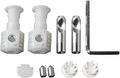 Wall Hung Toilet Fixing Bolts Kit, Nylon and Zinc Alloy Mounting Screws Set for Bathroom Toilet Wall Installation