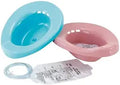 Elongated Sitz Bath for Perineal, Hemorrhoidal, Episiotomy Soak Relief - Loved by Pregnant Postpartum Women and Elderly - Rose Color, 1 Kit