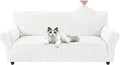 Super Stretch Sofa Covers Washable (Sofa 73"-85", Off-White)