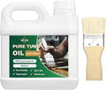 100% Pure Tung Oil 34oz  Natural Finish for Furniture & Floors