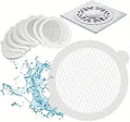 25 Pk, Disposable Shower Drain Hair Catcher, Mesh Stickers, Shower Drain Cover, Shower Hair Drain Catcher, Bathtub Drain Hair Catcher, Drain Strainer, for Bathroom, Bathtub
