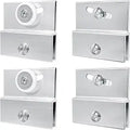 4 Pcs M 6054 Top Bracket Roller Assembly for Frameless Shower Doors