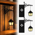 2-Pack Library Lantern Mini Bookshelf Lamp, The Nook Light, Bookshelf Lamp Slides Between Books, Warm Amber Led Nook Light & Bookshelf Lantern for Book Nook, Shelf Decor Gift for Book Lovers