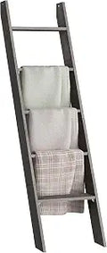 VASAGLE 5-Tier Blanket Ladder, Modern Basic Ladder Shelf