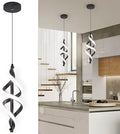 Black Pendant Light,4000K Modern LED Pendant Lights Kitchen Island,Adjustable Pendant Lighting Over Island Hanging Pendant Light Fixtures for Kitchen Dining Room Hallway Foyer,1 Pack