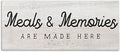Rustic Kitchen Meals, 10 x 24 Inch Canvas Wall Art