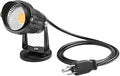 LED Landscape Up Down Light 5W White LED Decorative Spotlight Lamp 110V with Plug for Indoor Outdoor Yard Step Wall Lighting (Warm White) (Include Spike)