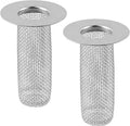 Antrader Sink Drain Strainer 2.17" Top / 1.1" Basket for Bathroom 2 Pack
