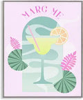 Cocktail Phrase Kitchen, 11 x 14 Inch Framed Gicle Print