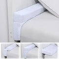 BALAPET Flodable Pillow for Headboard Gap,Bed Gap Filler Queen Size,Adjustable Bed Wedge Pillow for Headboard,Rectangular Bed Gap Filler,Foam Mattress Gap Filler(White,Queen)
