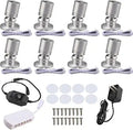 YaeCCC 8pcs Mini Spotlight,Dimmable 3000k LED Spotlight for Displays Indoor