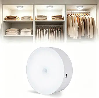 2000mAh Puck Lights, 3.5" Wireless Closet Lights, Cool White