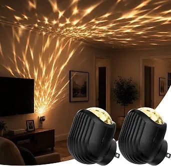 L LOHAS LED Night Lights Plug into Wall, 2 Pack Projector Night Light