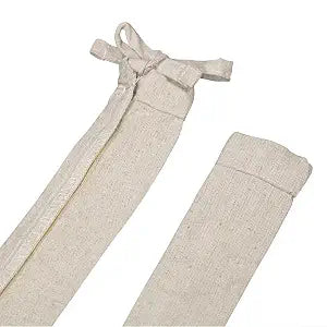 Aspen Creative 15003-11, 4' Wheat Burlap Texture Fabric Cord & Chain Cover, Easy to Install for Lighting Fixture, Cable Management, Lamp Wire Cover