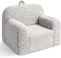 Pterying 23" Kids Chair & Couch with Washable Sherpa Cover, Birthday Gifts