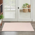 Nourison Textured Home Ivory Rose 2'2" x 3'9" Area Rug - Easy Clean, Non Shedding, Bed Room, Living Room, Dining Room, Kitchen (2' x 4')