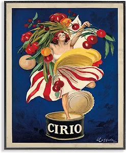 'Cirio Vintage Poster Food'| Framed Giclee Art