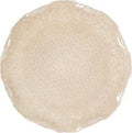 Charge It by Jay Roberta Iris Luster Charger Plate 13 Decorative Glass Service Plate for Home, Professional Dining, Perfect for Upscale Events, Dinner Parties, Weddings, Catering, 1 Piece, Pearl