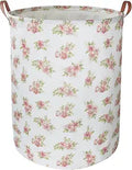 NTAOHAMPER Pink Flower Laundry Hamper, laundry Basket, Nursery Hamper,Waterproof Storage Bin for Bedroom,Clothes Organizer Basket, Room Decor(Pink Flower)