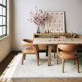 Rugs USA x Padma Lakshmi Tessera Grid Plush Cloud Washable Rug, 2x3, Off White