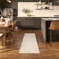 Nourison Home Nordic Ivory Grey 2' x 6' Area Rug - Easy Clean, Non Shedding, Bed Room, Living Room, Dining Room, Kitchen (6' Runner)