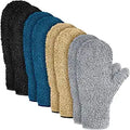 Bencailor 4 Pair Microfiber Dust Mitt, Black, Dark Blue, Khaki, Gray